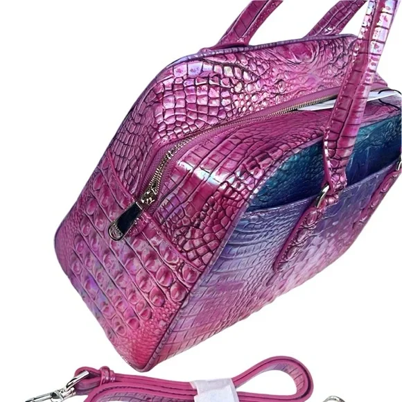 NWT Brahmin Marissa Horizon Ombré Melbourne Satchel $345 - Picture 2 of 4